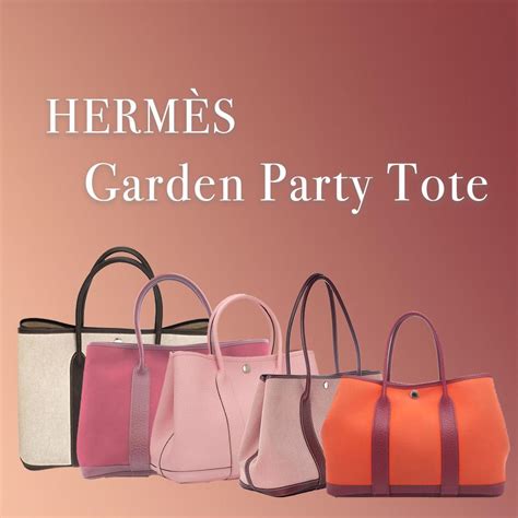 hermes leather garden tote|Hermes garden party color chart.